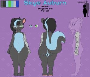 skye_auburn, jacqueling, anthro, chart, cybernetic_arm
