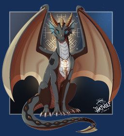 mythology, hatwolf, blue_eyes, border, claws