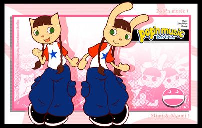 mimi_(pop'n_music), nyami_(pop'n_music), bemani, konami, pop'n_music