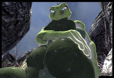 frog_(petruz), kylebobby, amphibian, annoyed, anthro