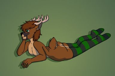 castro_valva, axelferdinan, anthro, antlers, biped