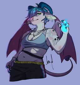 mythology, brg9u, 2_horns, anthro, artiodactyl