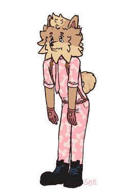 fetch_(fortnite), styxyesrenegade, accessory, anthro, bent_over