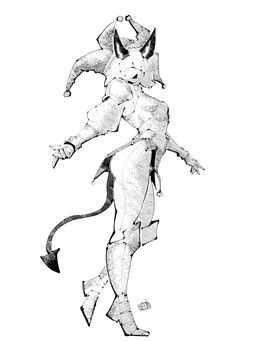 miregeist, boots, clothing, female, fool's_hat