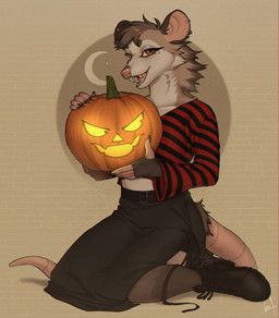 halloween, brg9u, 5_fingers, american_opossum, anthro