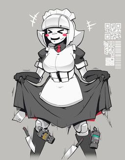 millie_(blackbolt), blackboltlonewolf, >_<, accessory, apron