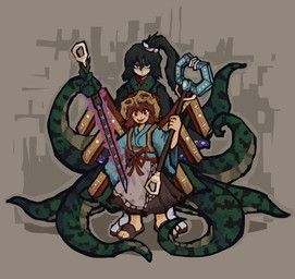 adagumo_no_yaorochi, sukune_katano, len'en_project, gzpxllztt, 7_tails