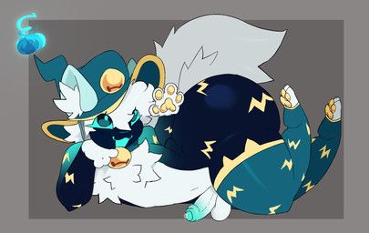 goati_(faggoatiboy), solensilas, anthro, bell, big_butt