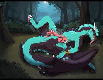 kraalor_chthau_(reks_lih), mythology, korka, 2_tongues, blue_body