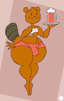 beaver_(beaver_and_steve), beaver_and_steve, femboy_hooters, thatdawgmurray, 4_fingers