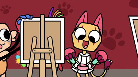 brusha_(dandy's_world), goob_(dandy's_world), scraps_(dandy's_world), shrimpo_(dandy's_world), blushcrunch_studio