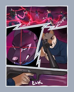 cinder_(cinderfrost), demicoeur, anthro, arm_markings, attack