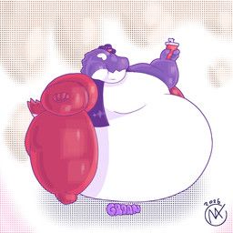 max_(tadc), glitch_productions, the_amazing_digital_circus, vinny_fatfur, abdominal_bulge