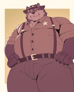 gol1ath, anthro, barazoku, beer_belly, belly