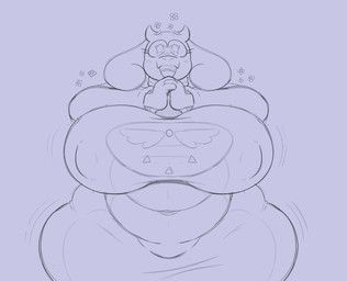 toriel, undertale_(series), kronkeldurr, 2_horns, anthro