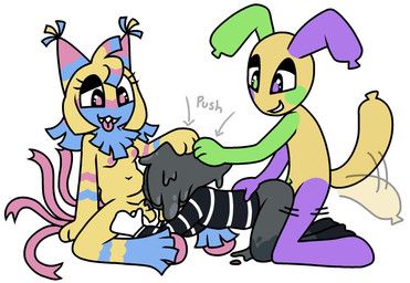 blot_(dandy's_world), looey_(dandy's_world), yatta_(dandy's_world), blushcrunch_studio, dandy's_world