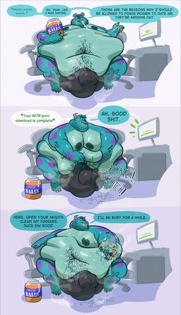 sulley, disney, monsters_inc, pixar, lotolotl