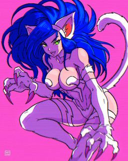 felicia_(darkstalkers), capcom, darkstalkers, action_pose, animal_humanoid