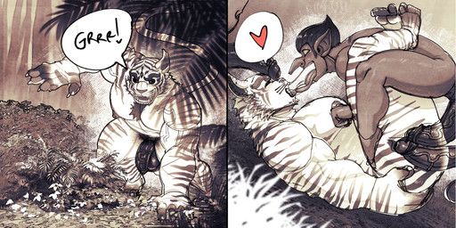 desfrog, 2_panel_comic, 5_fingers, anal, anal_penetration