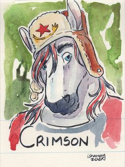 crimson_storm, ishaway, anthro, badge, black_hair