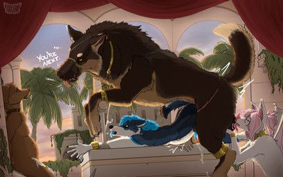 alphacanislupus, beau_(williamca), coyobites, abdominal_bulge, after_sex