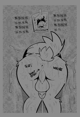 milkshake_(juicyghost), juicyghost, angelbite_piercing, anthro, anus