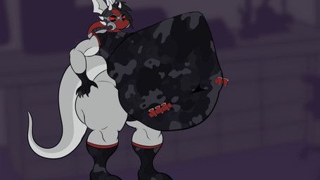 kain_(kanida), kanida, abdominal_bulge, ambiguous_gender, ambiguous_prey