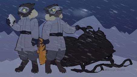 casualties:_unknown, gunsaw, barleys_shield, anthro, binoculars