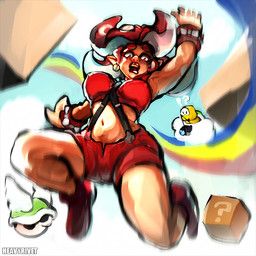 lakitu_bros., octoling_boy, takoko_yakisoba_(combos_&_doodles), mario_bros, nintendo