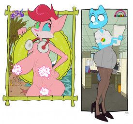 kat_(bullet_time), nicole_watterson, bullet_time_(short_film), cartoon_network, the_amazing_world_of_gumball