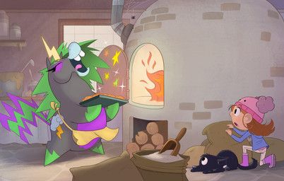 anna_super_zep, dog_(aszatu), evil_unicorn_(aszatu), anna_super_zep_and_the_unicorn, mythology