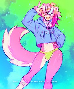 nakota, mothux, alaskan_malamute, anthro, blush