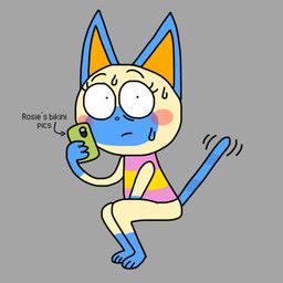 mitzi_(animal_crossing), animal_crossing, nintendo, crazoticmadness, blush