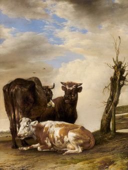 public_domain, paulus_potter, 1647, 2_horns, ambiguous_gender