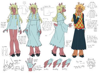 noelle_holiday, deltarune, undertale_(series), goomyloid, 5_fingers