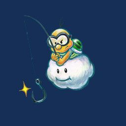 fishin'_lakitu, mario_bros, nintendo, yoshi's_new_island, harada_masamichi