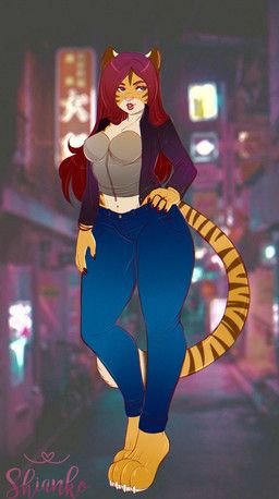 shianko, 4_toes, anthro, barefoot, bent_arm