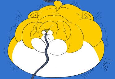 tubbytunes, air_inflation, anthro, belly, big_butt