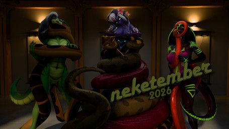 alice_(monster_girl_quest), carolitta_(sladdoska), kaa_(jungle_book), qhala, slice_(thelastslice)