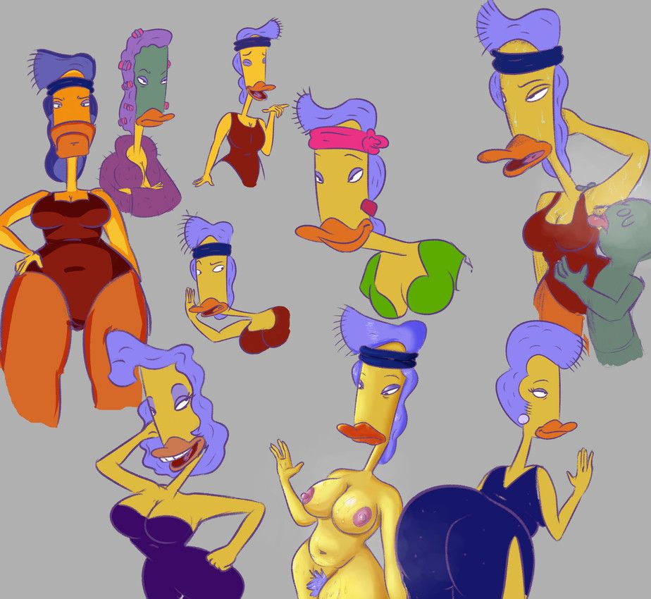 bernice_florence_hufnagel, duckman_(series), gassipons, accessory, ambiguous_gender