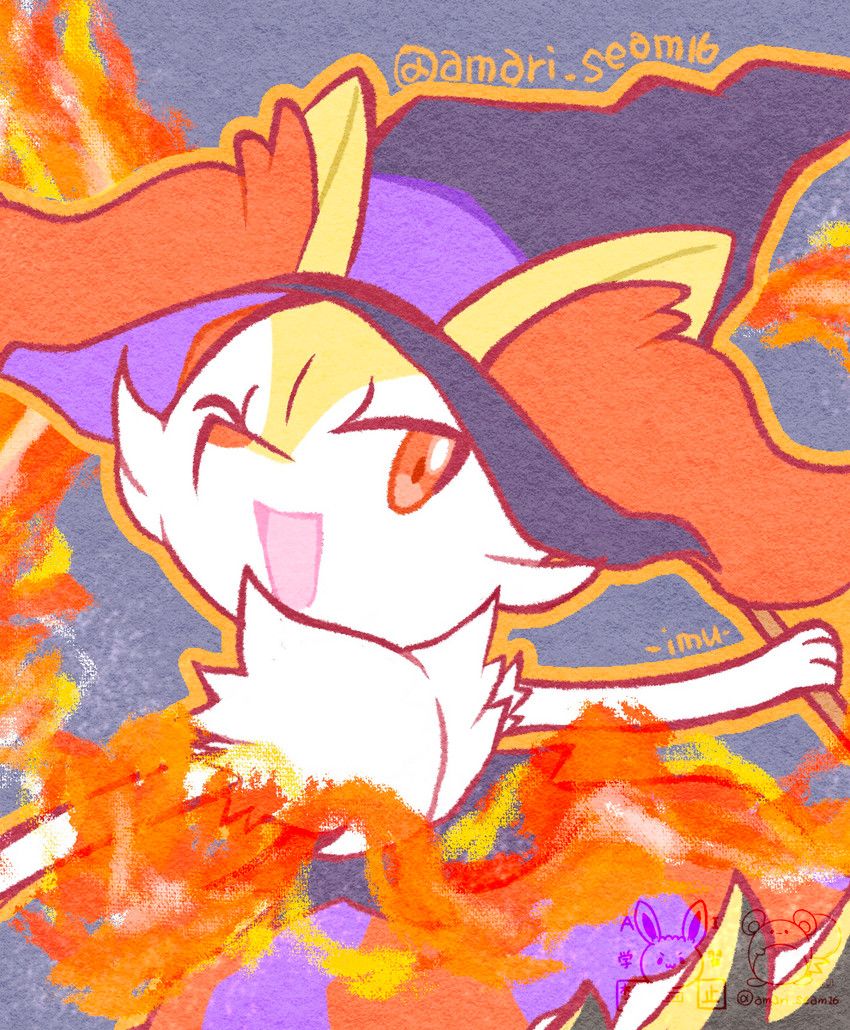 braixen_day, halloween, nintendo, pokemon, miimu