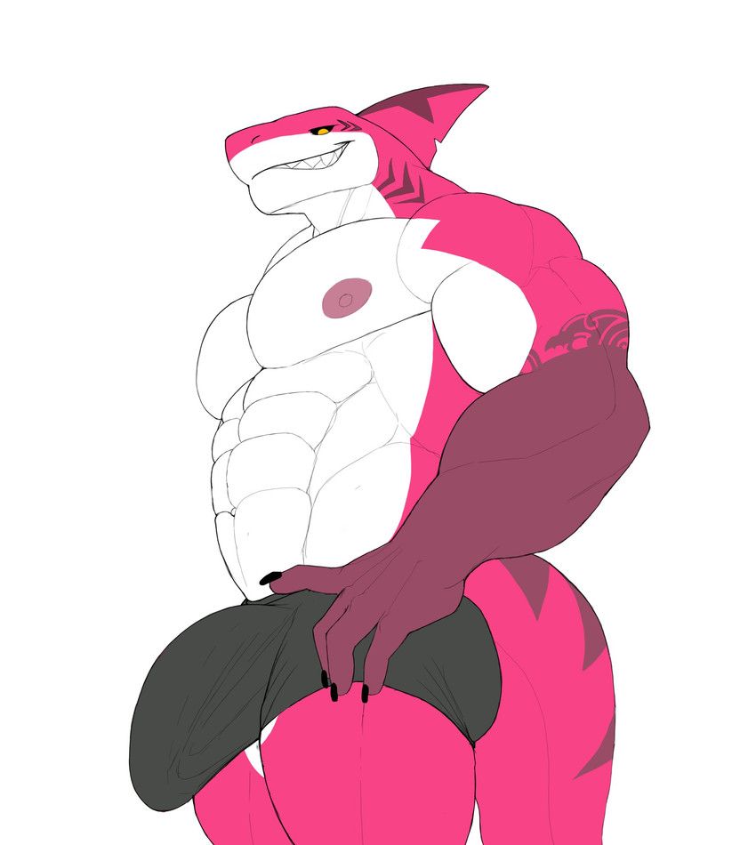 islate, abs, anthro, aquatic, biceps