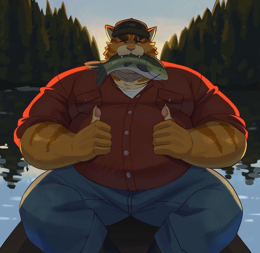 wetghost, anthro, aquatic, backlighting, barazoku