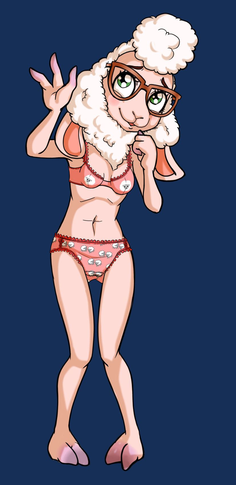 dawn_bellwether, disney, zootopia, anibaruthecat, 3_fingers