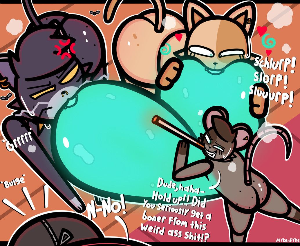 cheesepuff_(mykendyke), cookie_(mykendyke), stray_(mykendyke), tammy_(mykendyke), conditional_dnp