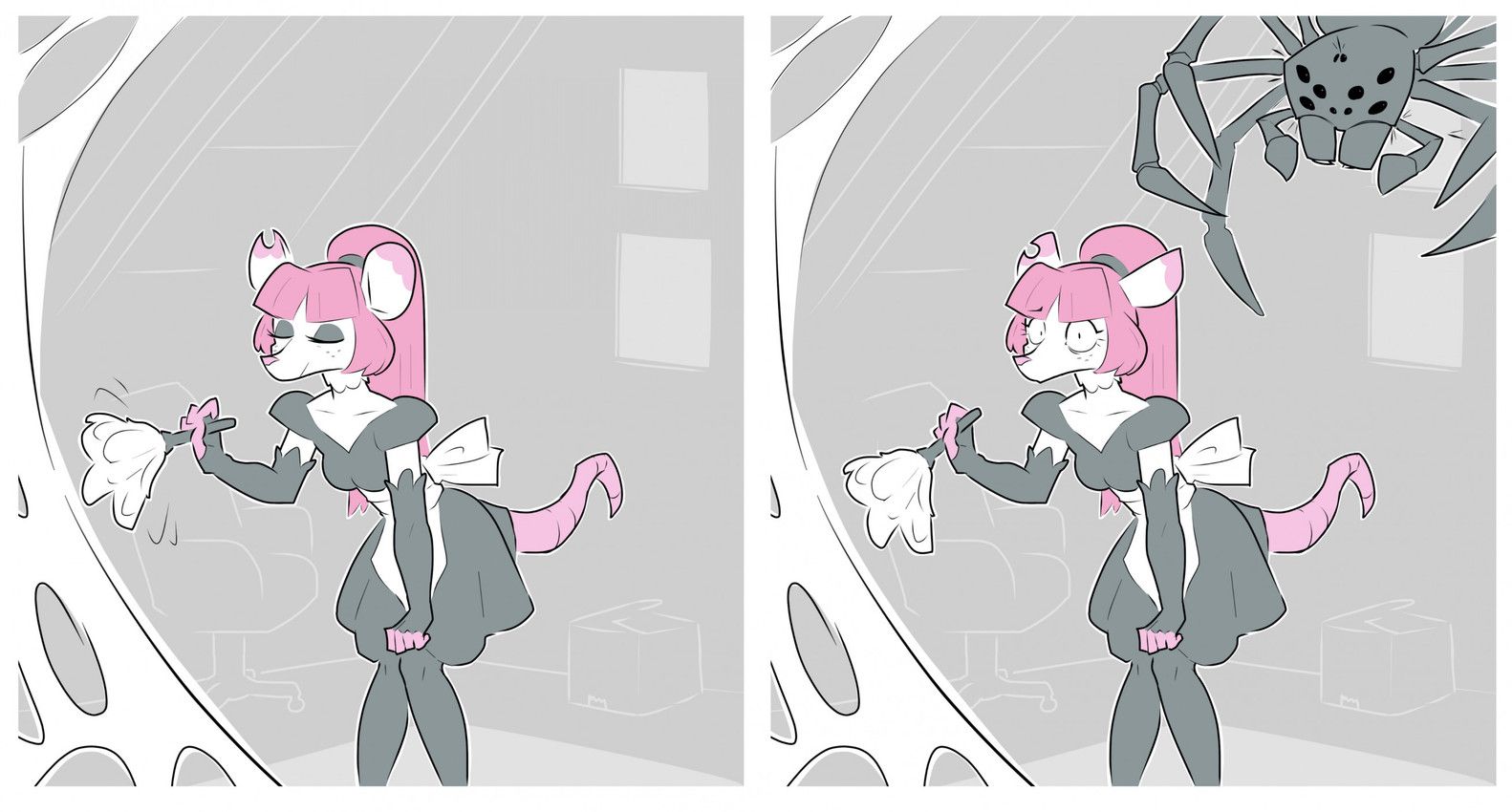 renfri_(mardymuntjak), mardymuntjak, 2_panel_comic, ambiguous_gender, anthro