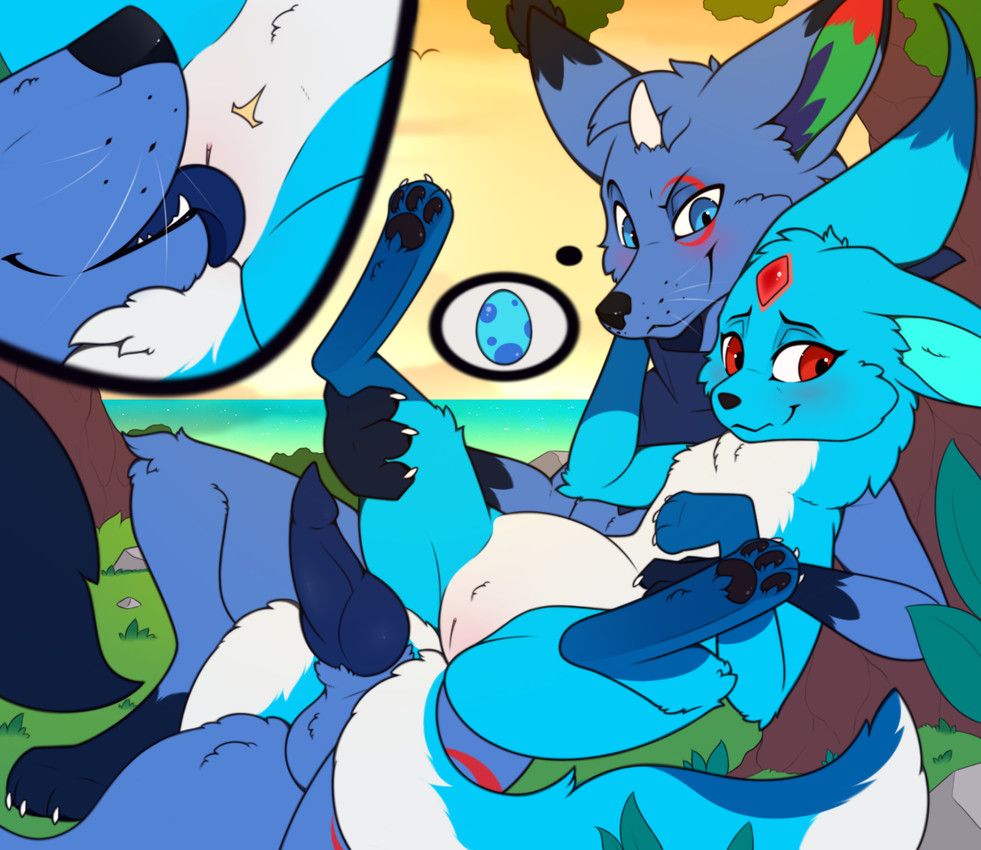 mythology, meraence, 2_tails, animal_genitalia, animal_penis