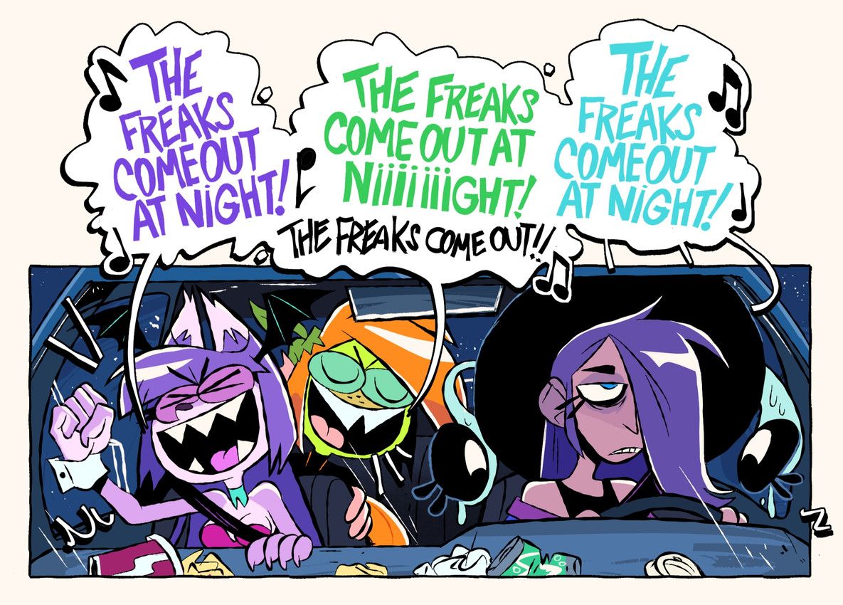 luann_(herny), marina_(herny), priscilla_anchorstream, vivian_barker_(herny), halloween
