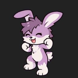 ambiguous_gender, animated_gif, anthro, black_nose, chest_tuft