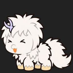 fan_character, 2_horns, ambiguous_gender, animated_gif, bushy_tail